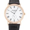 36 mm Herren-Replik Patek Philippe Calatrava aus schwarzem Leder