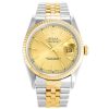 36 mm vergoldeter Herren-Edelstahl der Güteklasse 316, Replik einer Rolex Datejust