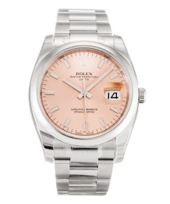 34 mm Unisex-Stahl, Replik der Rolex Oyster Perpetual Date