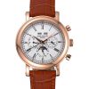 13 mm Herren braunes Leder Replik Patek Philippe Komplikationen