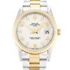 34 mm Unisex-Replik der Rolex Oyster Perpetual Date aus Stahl und Gelbgold