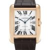 36,2 mm Herren-Roségold-Replik Cartier Tank Anglaise