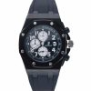 16 mm Herrenuhr, ionenplattiert, verschraubter Boden mit Royal Oak Offshore Limited Edition-Gravur, Replika Audemars Piguet Royal Oak Offshore