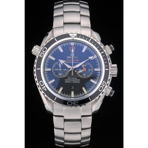 15 mm Mens Brushed stainless steel Replica Omega Seamaster