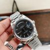 Day Date II 228239 EWF SS 1:1 Best Edition Black Dial on SS Bracelet A3255 EW Factory